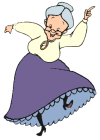 abuela bailando
